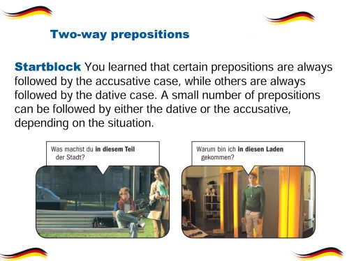 German Two-way-prepositions