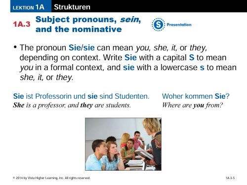 German Subject Pronouns 